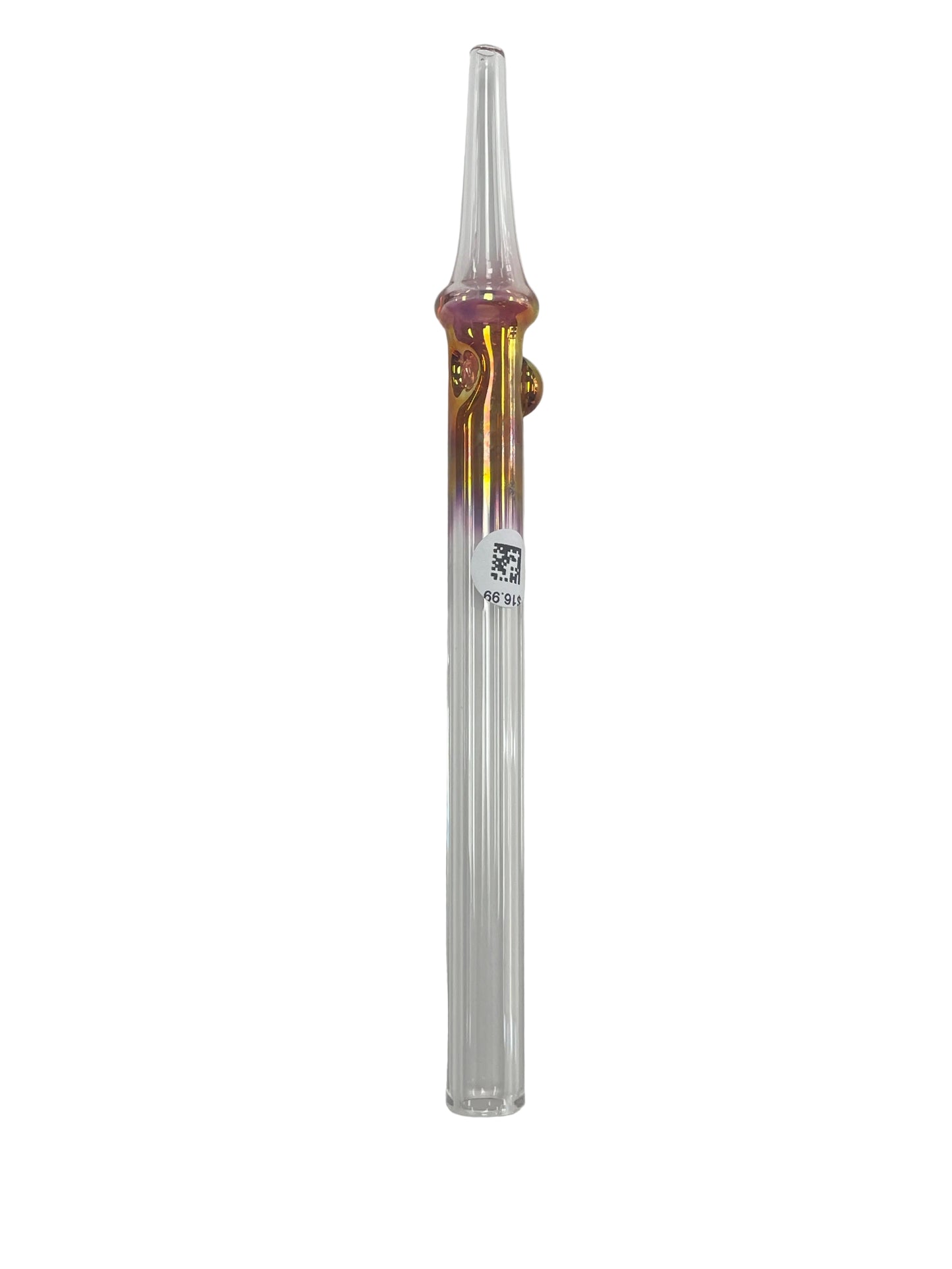 7” Electroplated Dab Straw