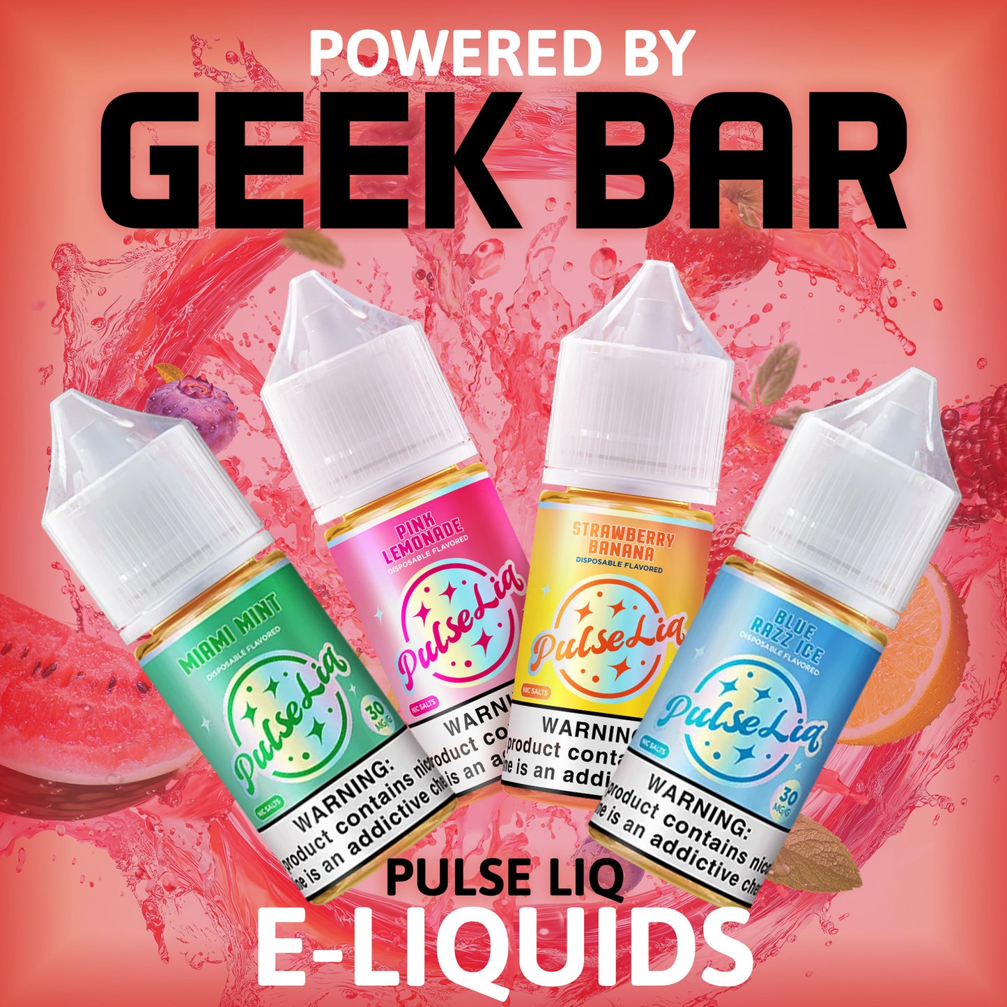 Pulse Liq Salt Nic E-Juice 50mg by Geek Bar