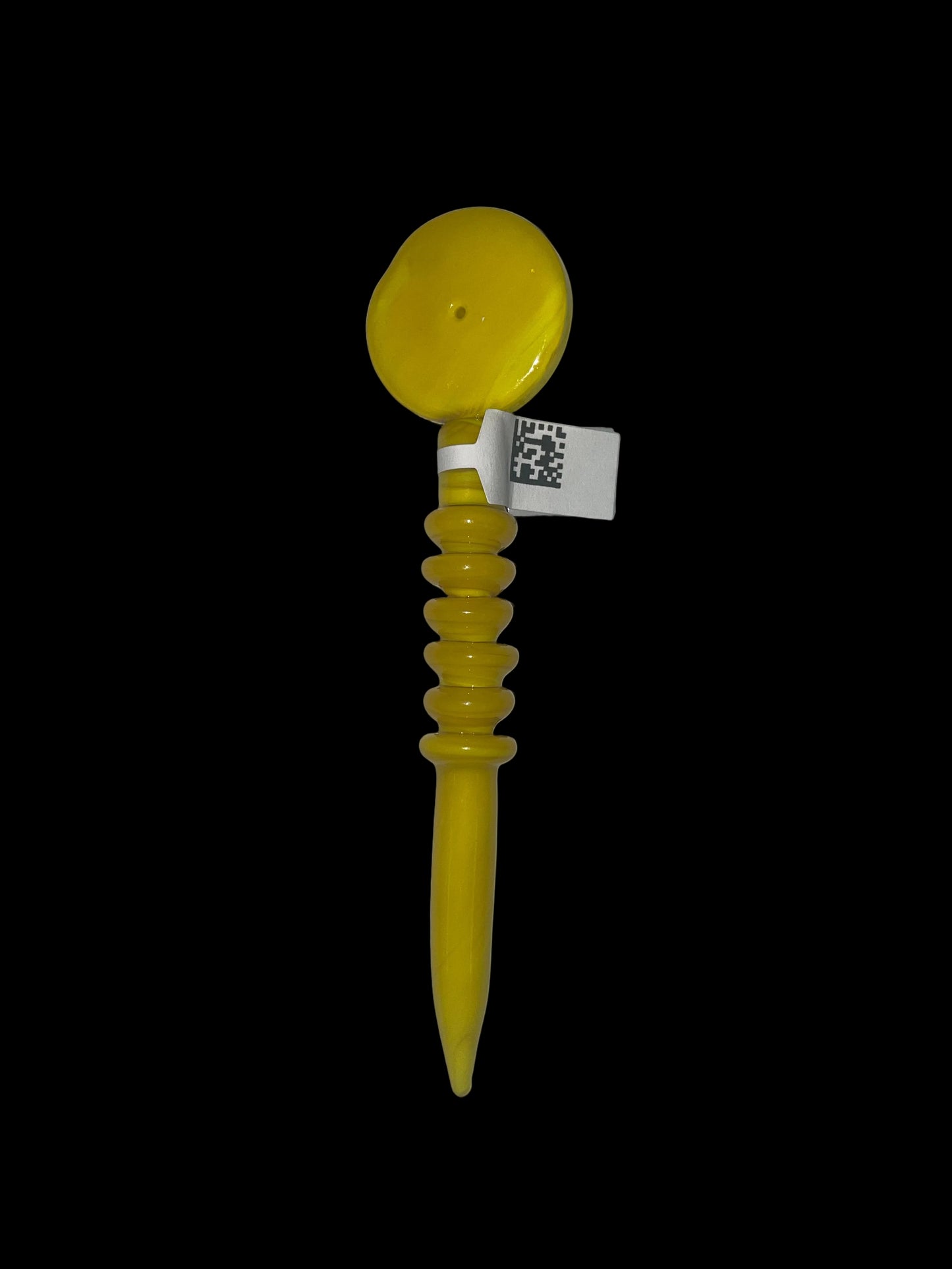 5” Yellow Glass Dab Pick Tool