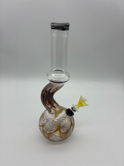 11” Bent Neck Water Pipe with Pull Bowl