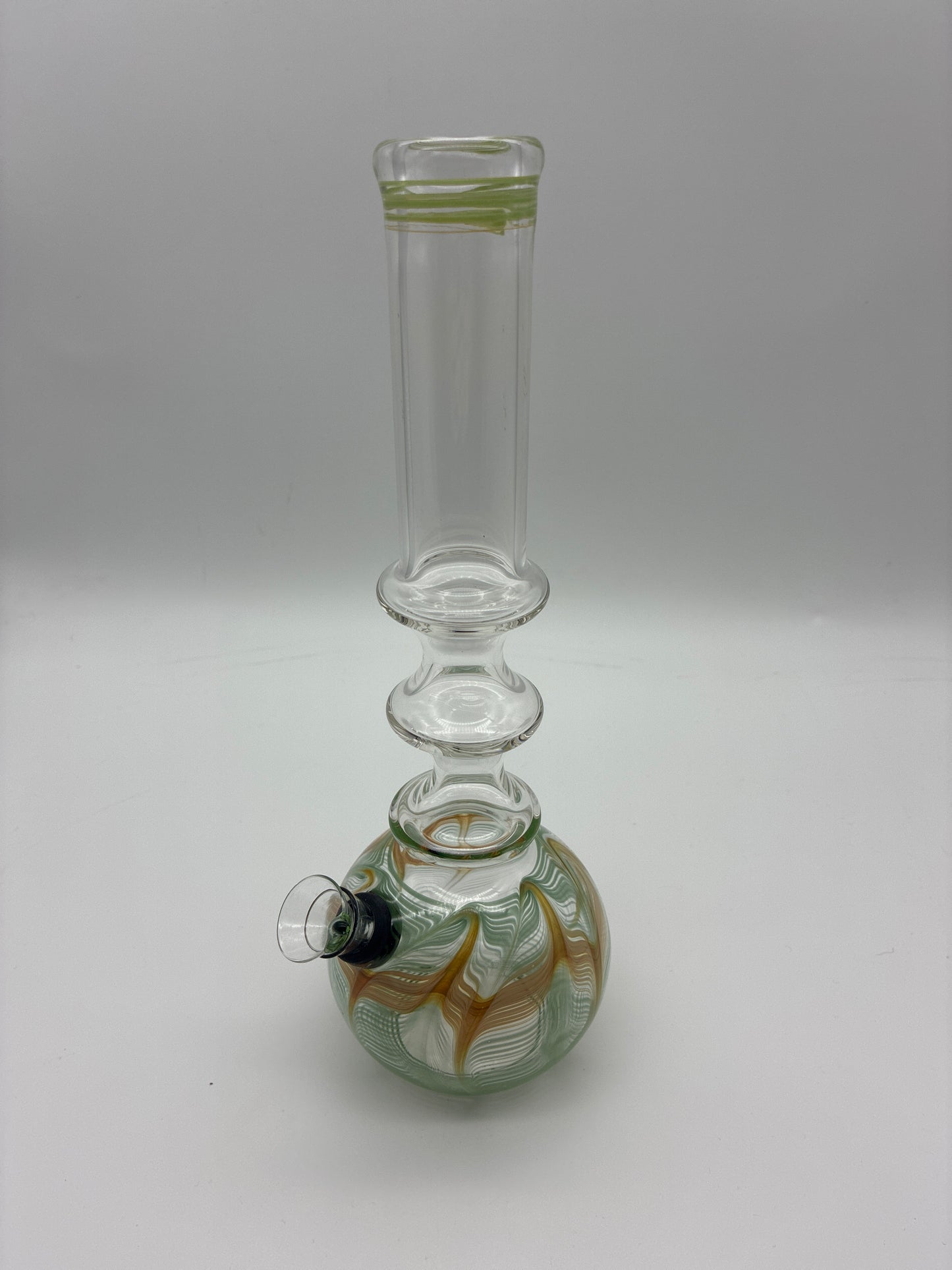 11” Beaker Bulb Style Water Pipe with Pull Bowl