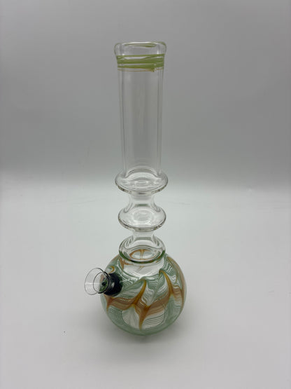 11” Beaker Bulb Style Water Pipe with Pull Bowl