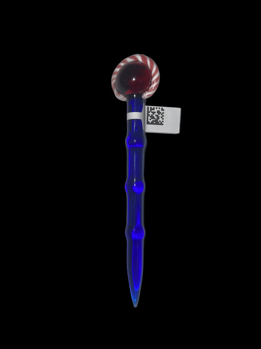 Candy Cane Spiral 5” Glass Dab Pick Tool