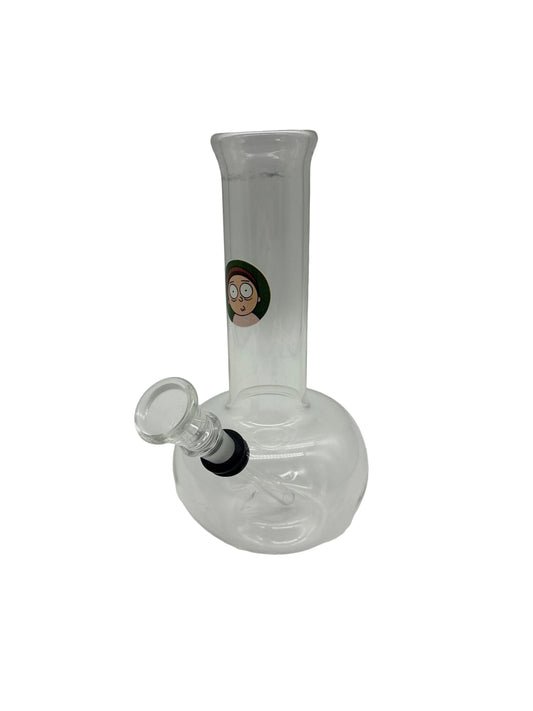8” R + M Beaker Water Pipe with Down Stem Bowl
