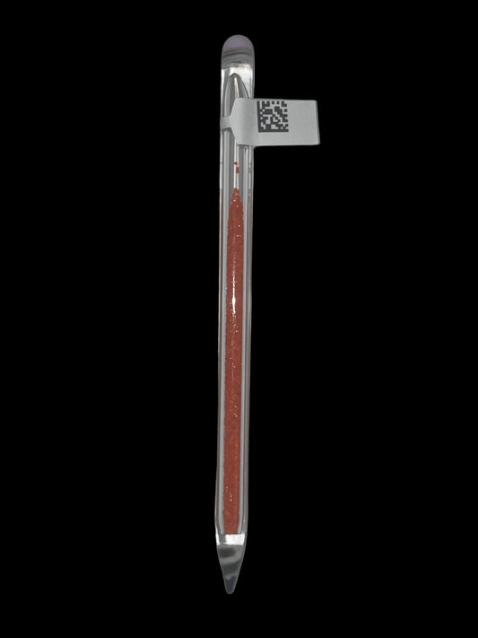 6” Pencil Glass Dab Pick Tool with Orange Sand