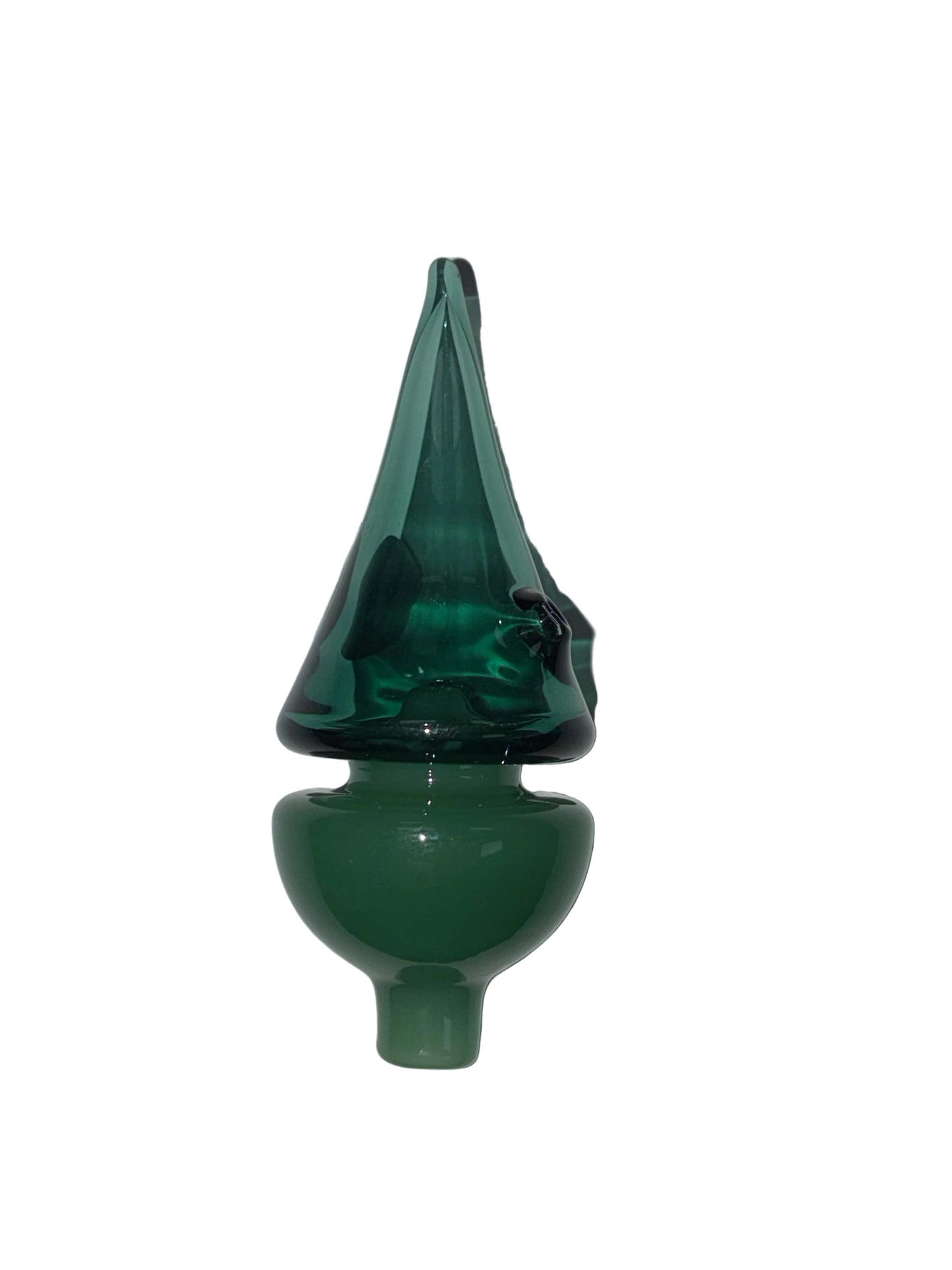 Vortex Cone Bubble Glass Carb Cap with Spinning Pearl