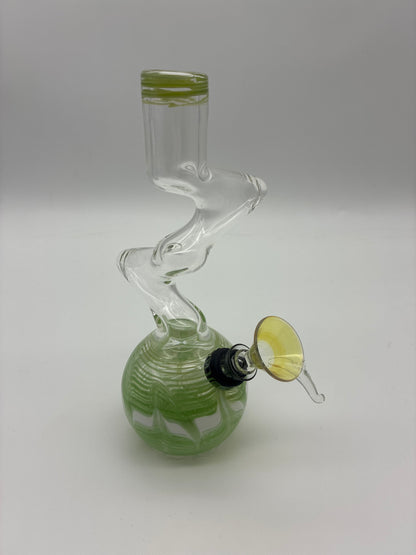 7.5” Mini Zong Style Water Pipe with Pull Bowl