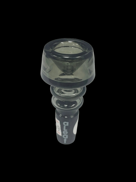 aLeaf Smoke Grey Glass Bowl