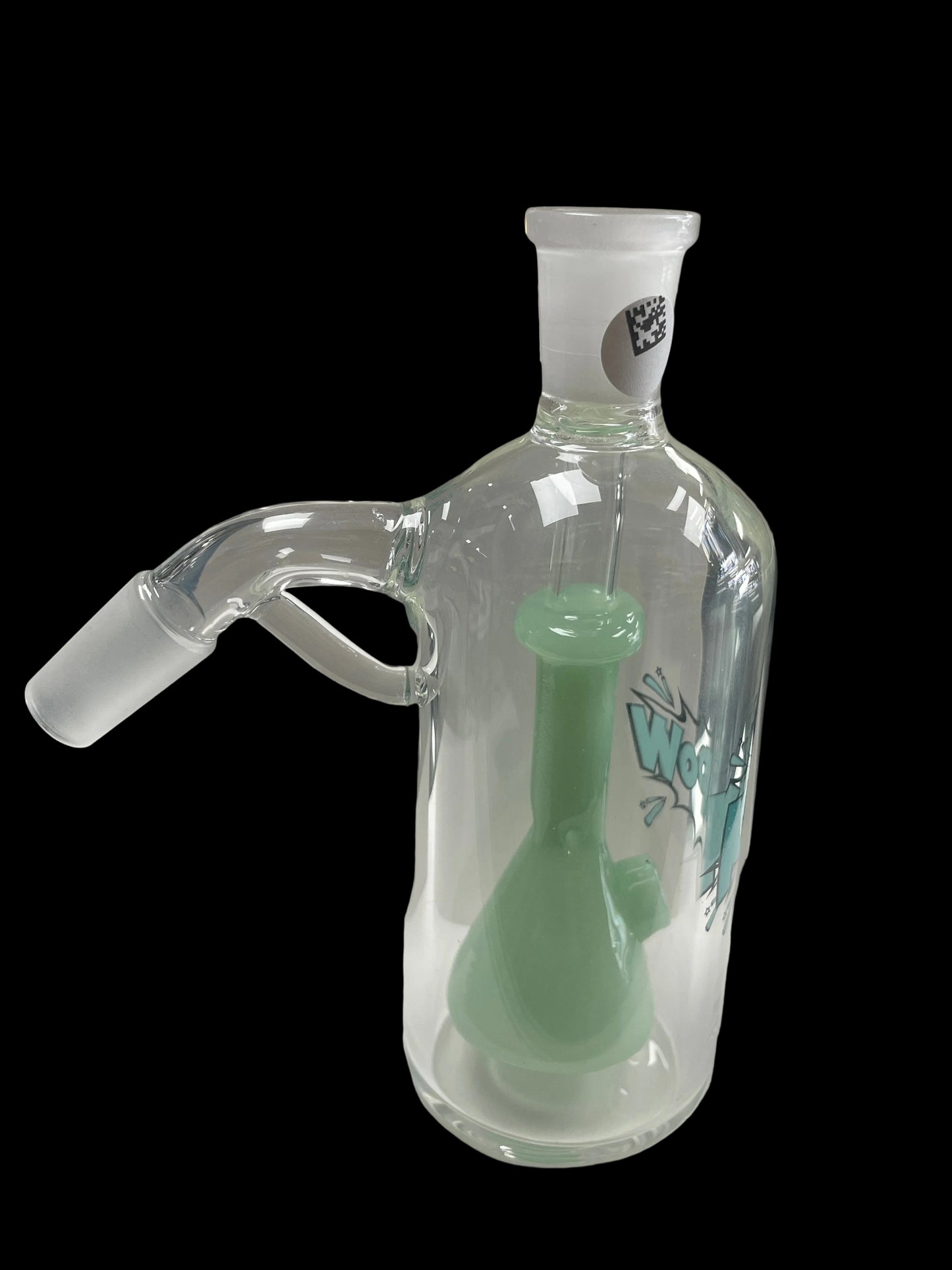 XL Kapow Ash Catcher with Mini Bong Perc 14MM to 14MM 45D