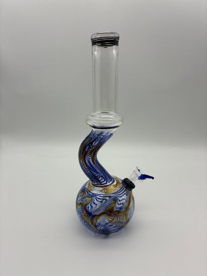 11” Bent Neck Water Pipe with Pull Bowl