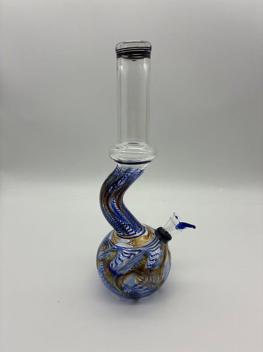 11” Bent Neck Water Pipe with Pull Bowl