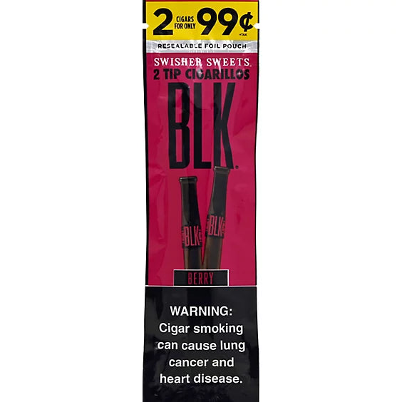 Swisher BLK 2 Tip Cigarillos