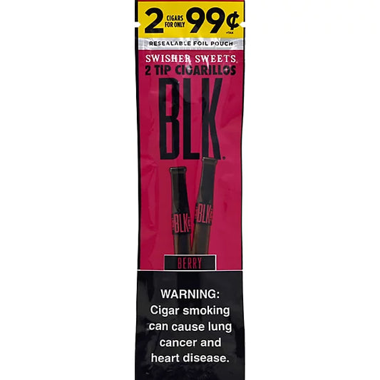 Swisher BLK 2 Tip Cigarillos