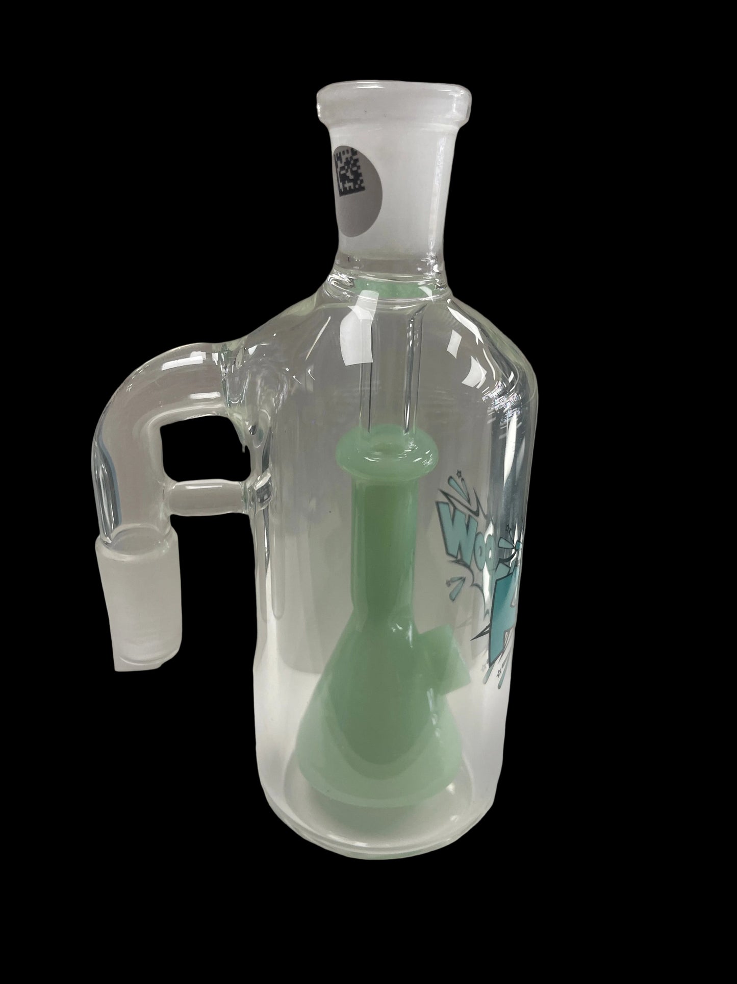 XL Kapow Ash Catcher with Mini Bong Perc 14MM to 14MM 90D