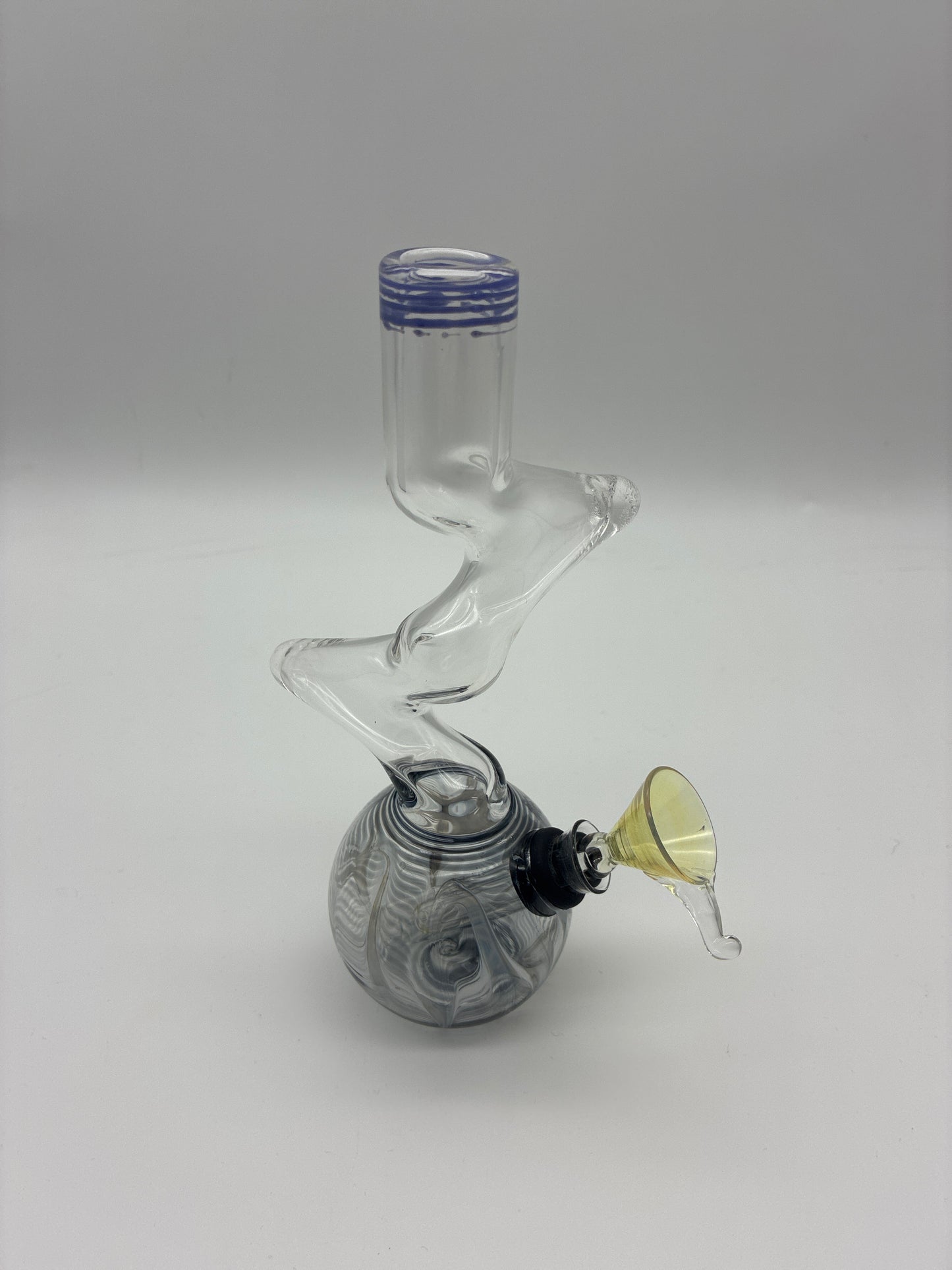 7.5” Mini Zong Style Water Pipe with Pull Bowl