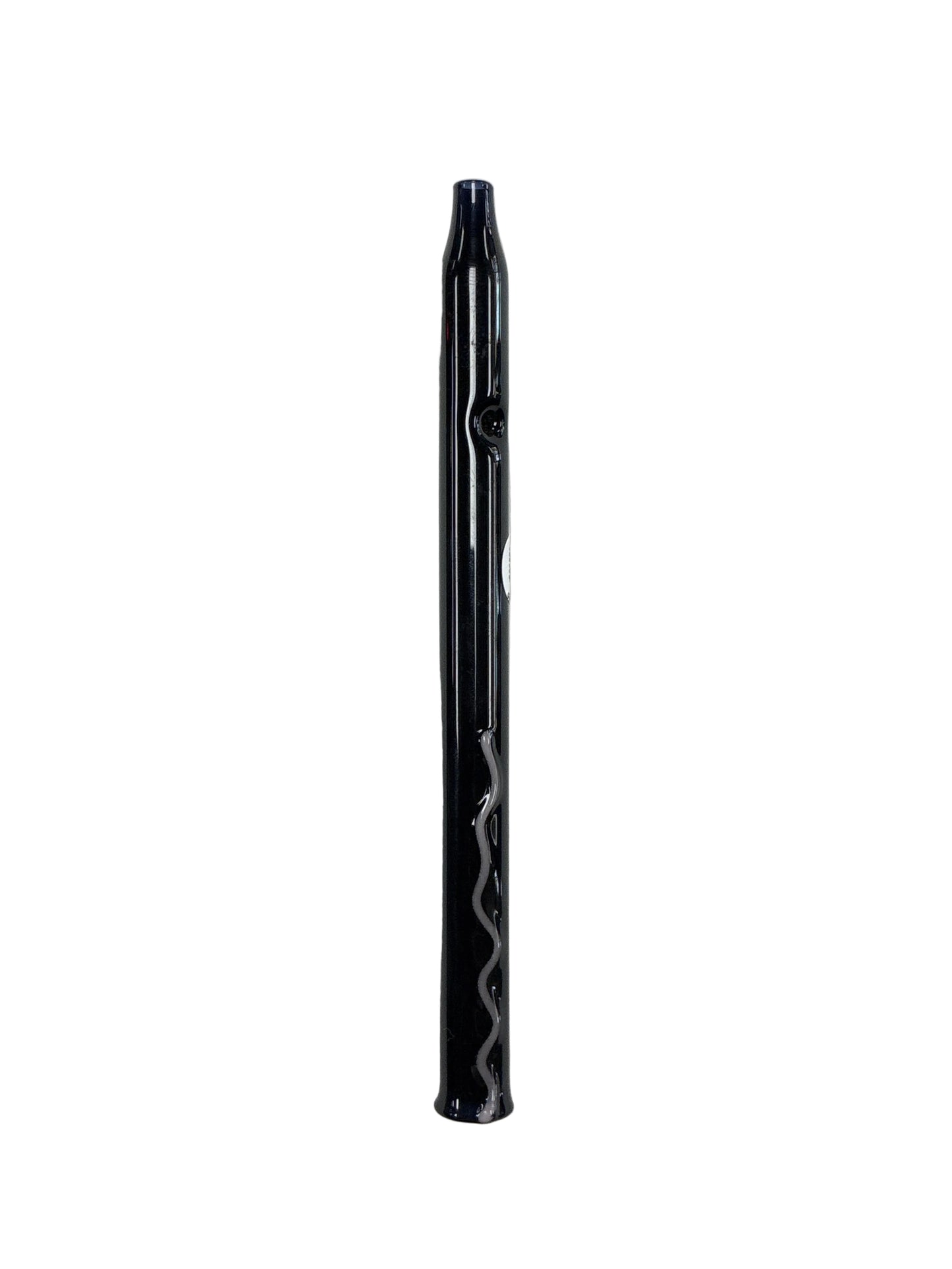 6.5” Black Glass Dab Straw