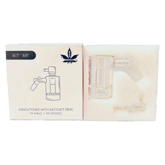 aLeaf Kit “AR” Ashcatcher with Ratchet Perc