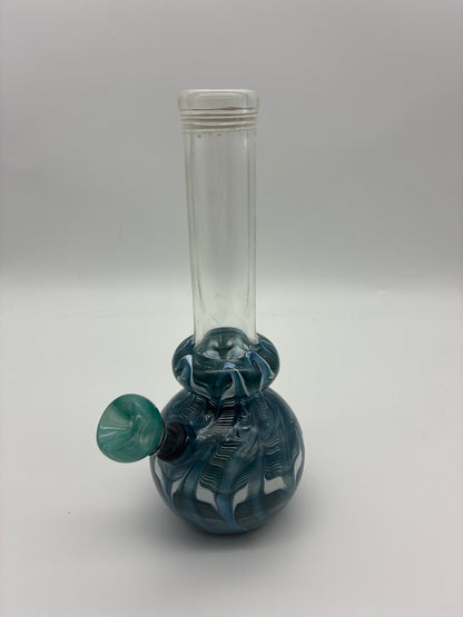 9” Beaker-Bulb Style Water Pipe with Pull Bowl