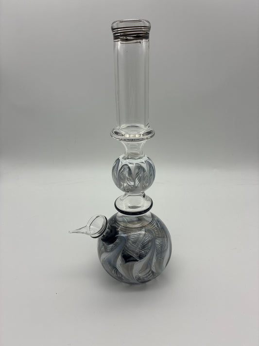 11” Beaker Bulb-Style Waterpipe with Pull Bowl