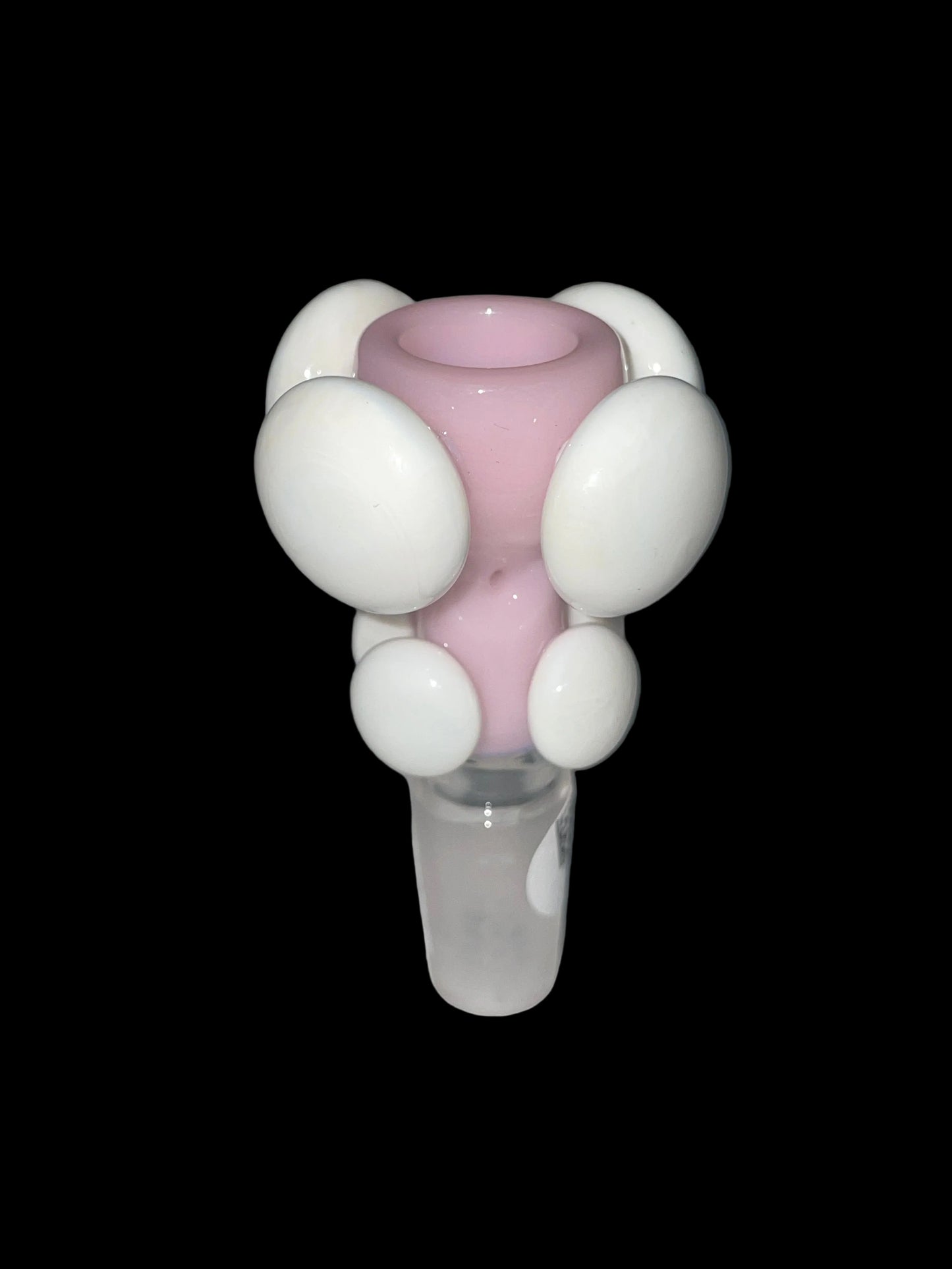 aLeaf Pink & White Glass Bowl with Built in Screen 14MM