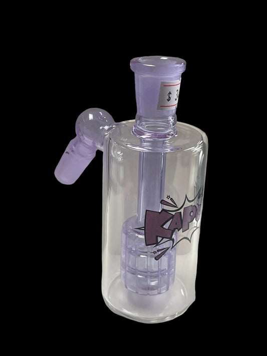 Purple Kapow Ash Catcher with Matrix Perc 14MM to 14MM 45D