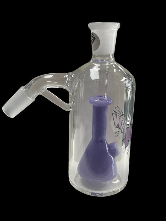 XL Kapow Ash Catcher with Mini Bong Perc 14MM to 14MM 45D