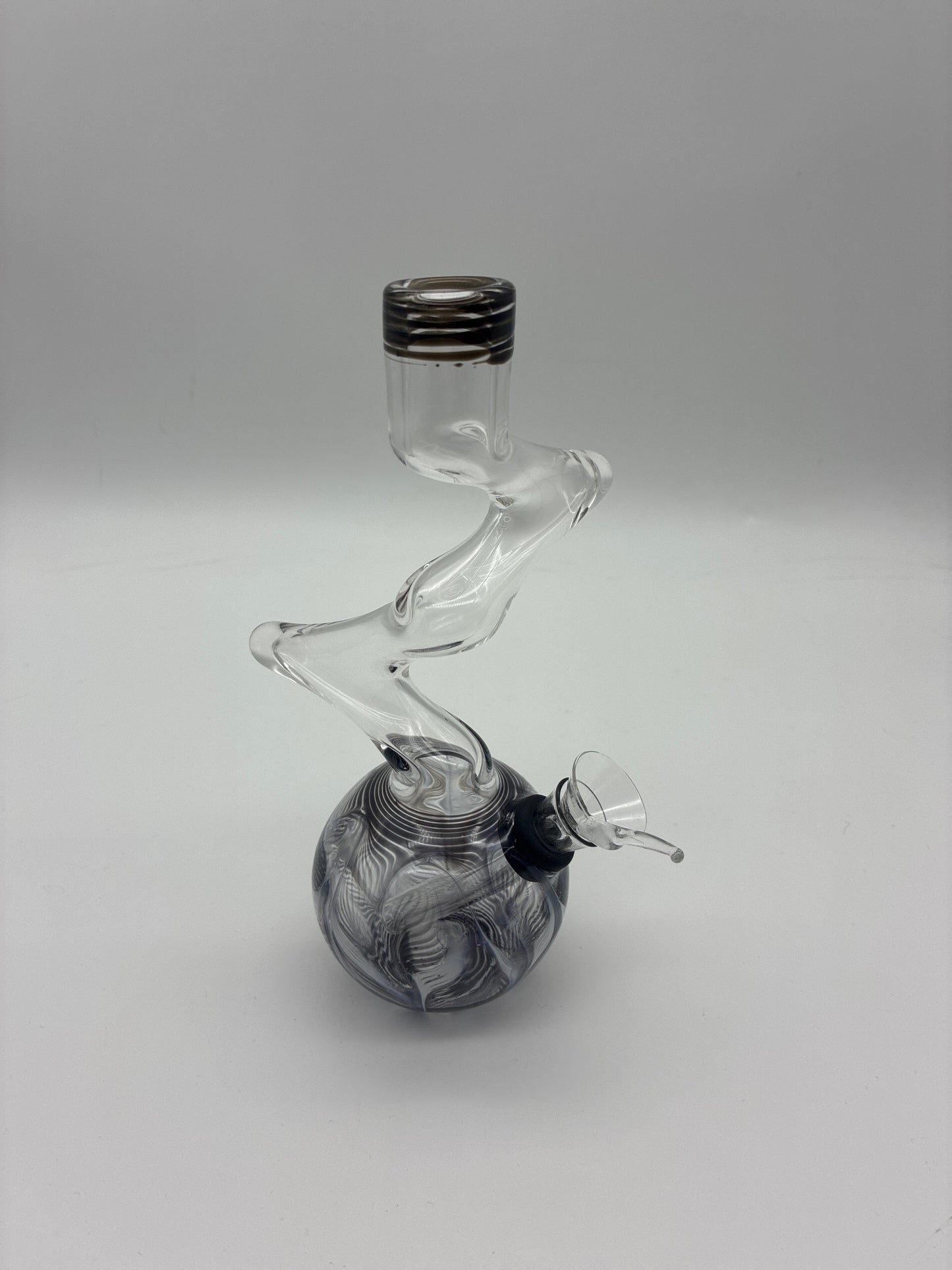 7.5” Mini Zong Style Water Pipe with Pull Bowl