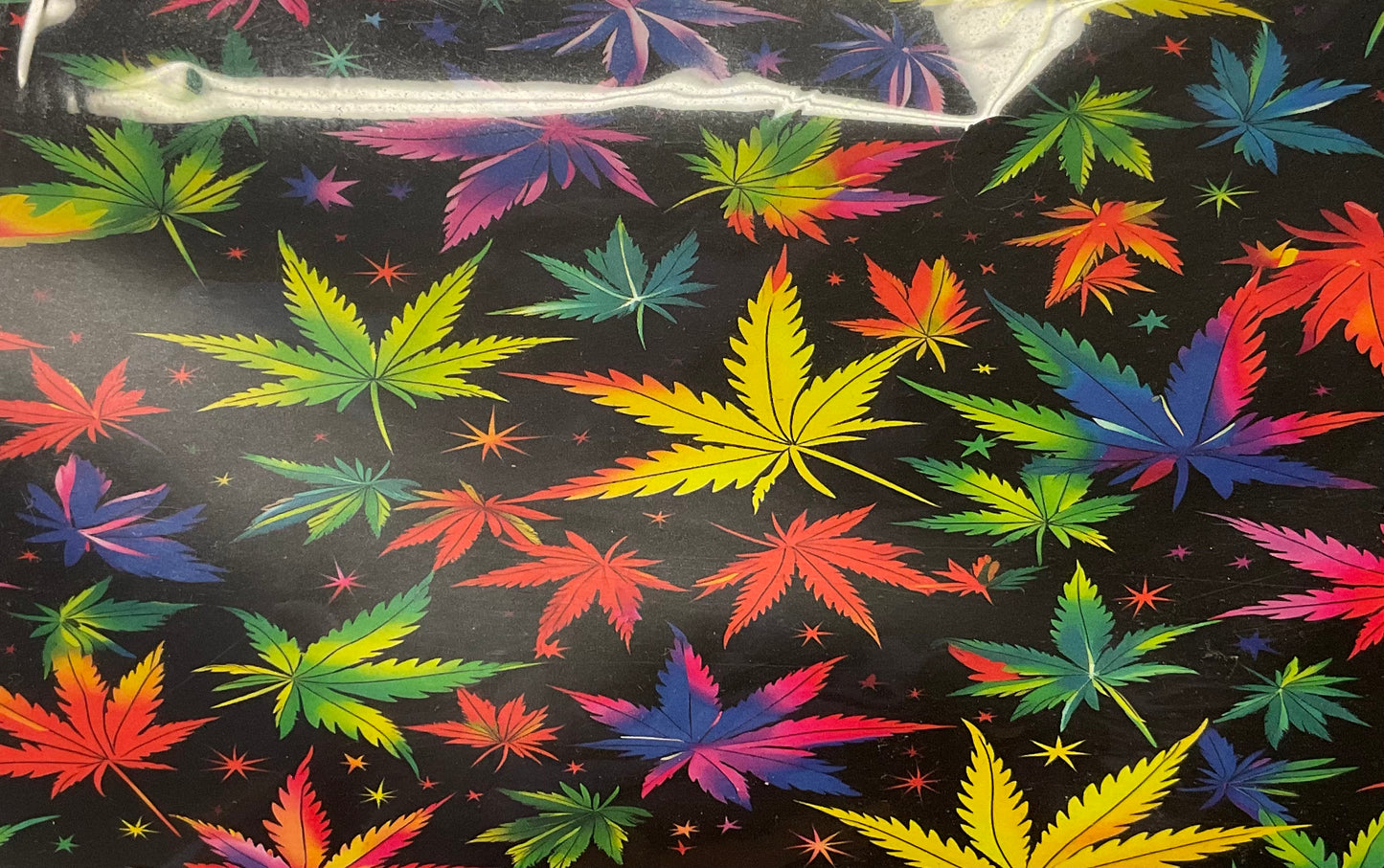 UV Tapestry Colored Leafs