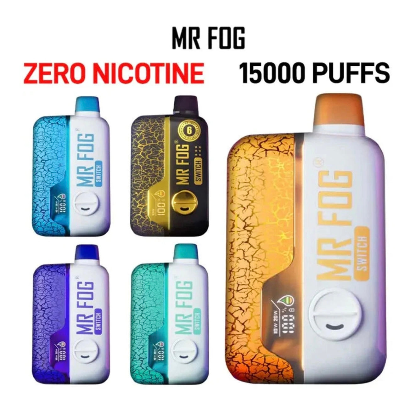 Mr Fog Switch SW15000 ZERO NICOTINE