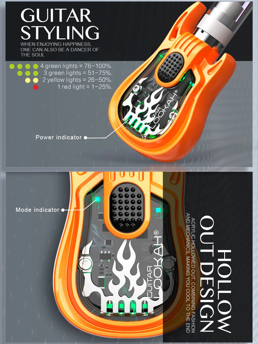 Lookah Guitar Cartridge Battery