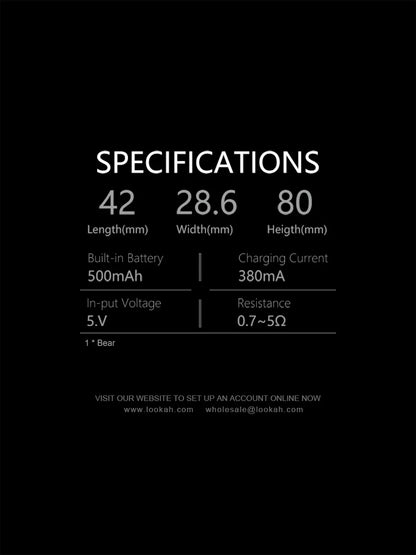 Lookah Bear Cartridge Battery