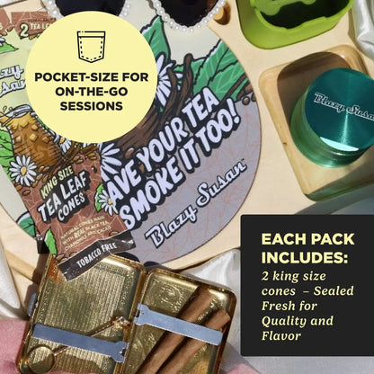 Blazy Susan Tea Leaf Cones