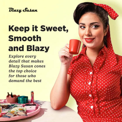 Blazy Susan Tea Leaf Cones