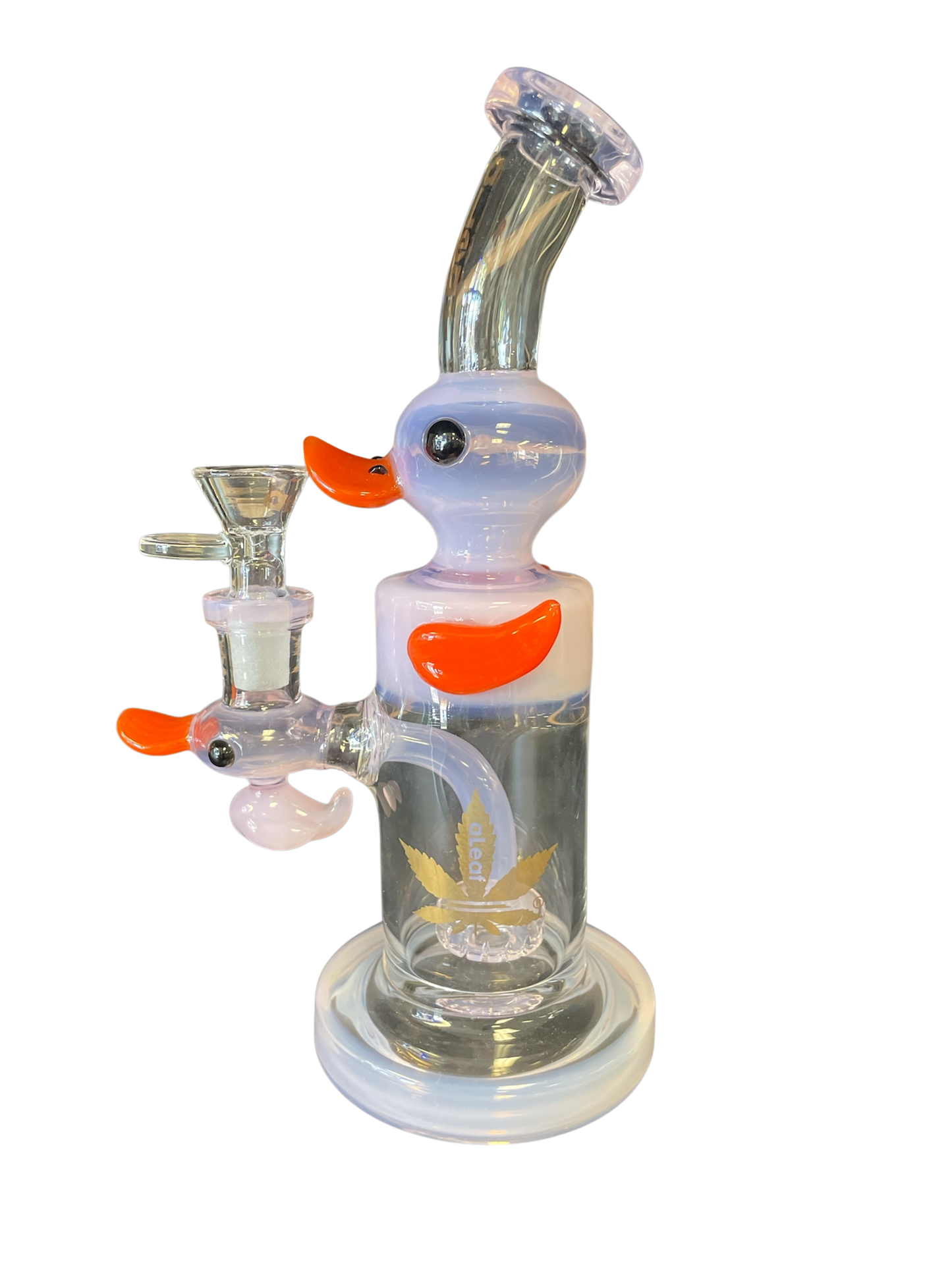 Duck Duck Pass Waterpipe by aLeaf 9”