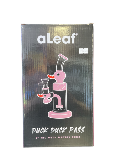 Duck Duck Pass Waterpipe by aLeaf 9”
