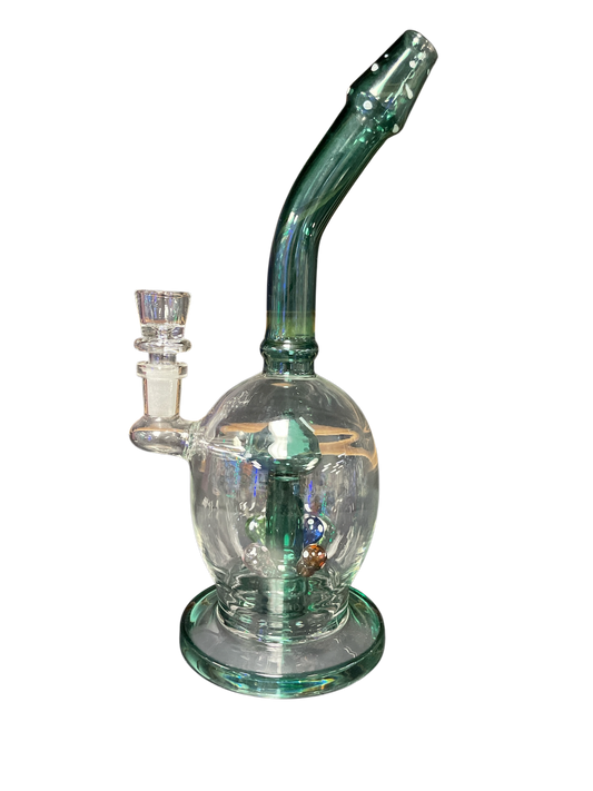 Colored Fun Guy Perc Waterpipe 11”