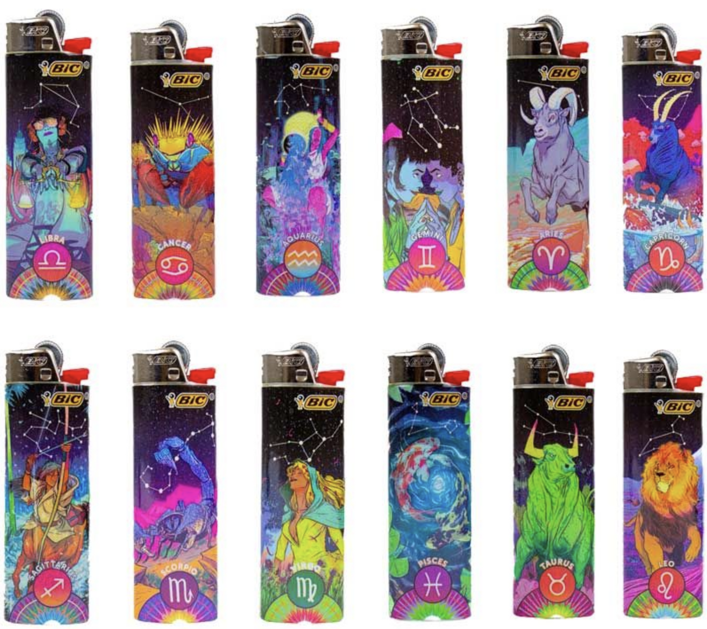 Bic Lighter Zodiac Edition (Designs May Vary)