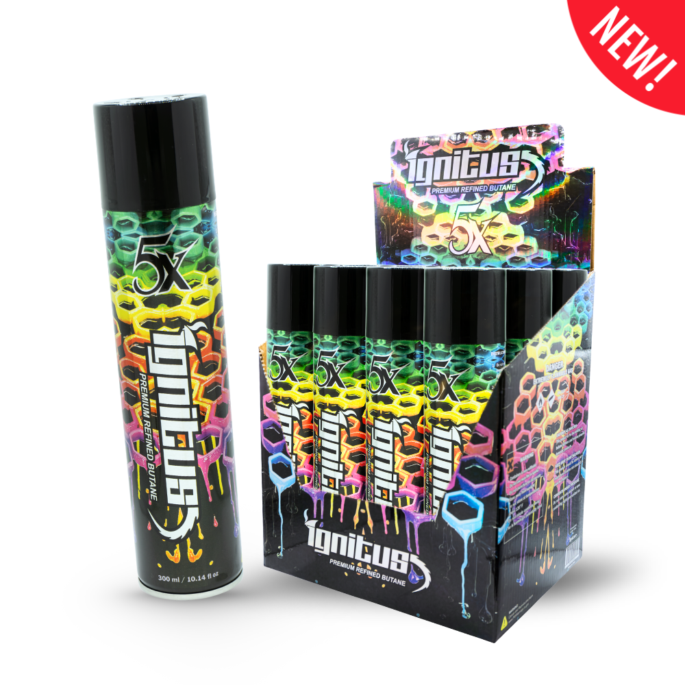 Ignitus 5x Premium Refined Butane 300ml