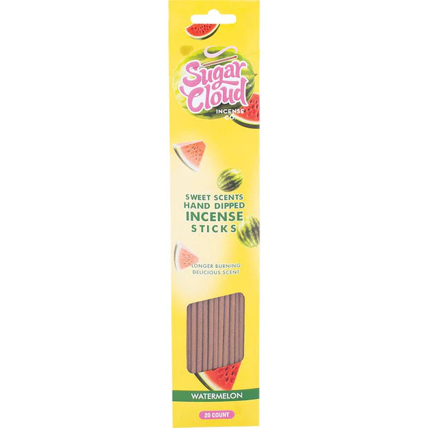 Sugar Cloud Sweet Scents Hand Dipped Incense Sticks 20 Pack