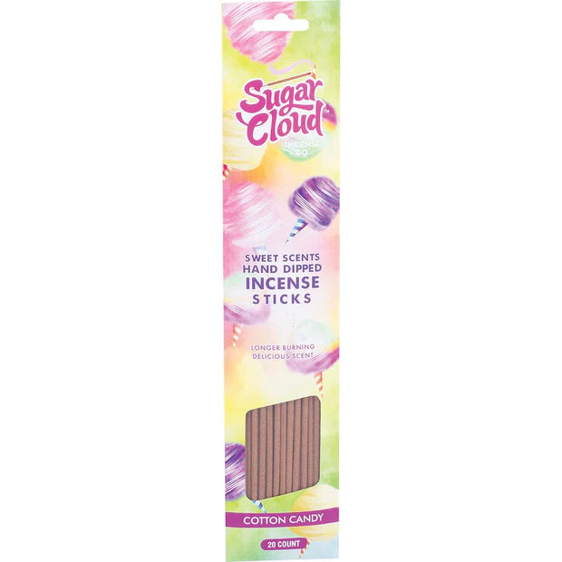 Sugar Cloud Sweet Scents Hand Dipped Incense Sticks 20 Pack