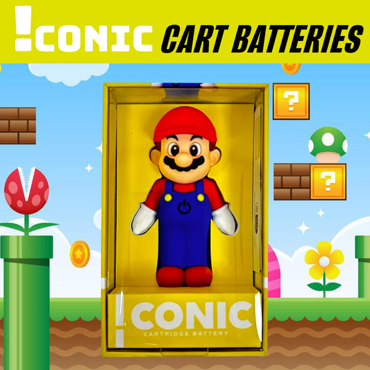 Iconic Mario Cartridge Battery