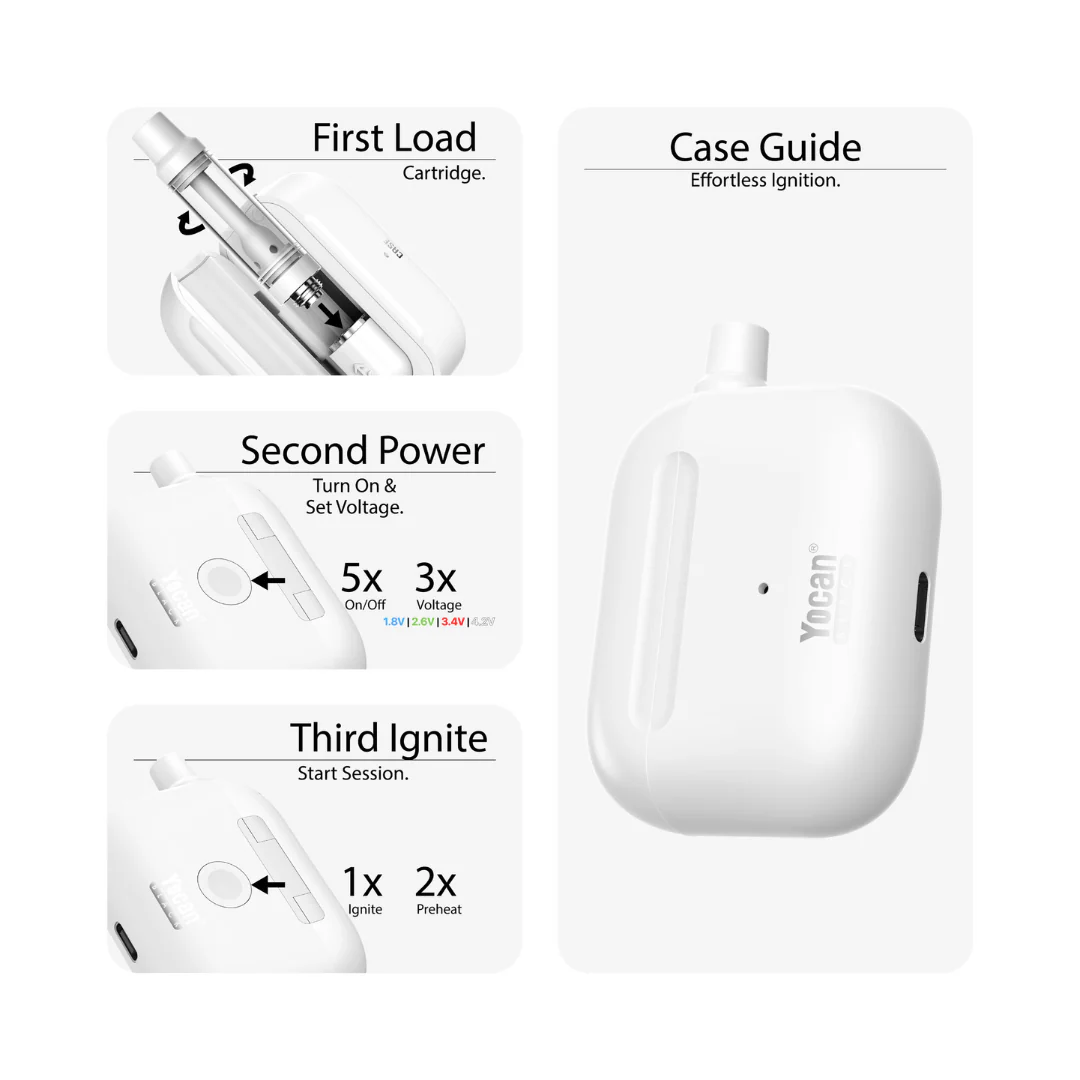 Yocan Black AirPod Case Cartridge Battery