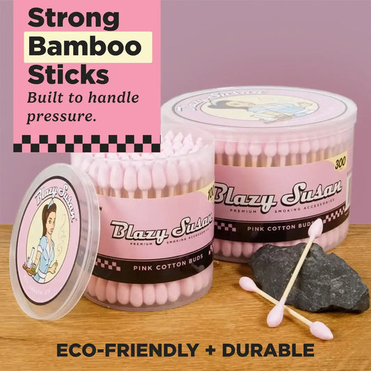 Blazy Susan Pink Cotton Buds 300pcs