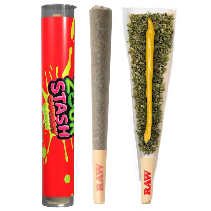 Zour Stash THC-A Hash Hole Prerolls 2g