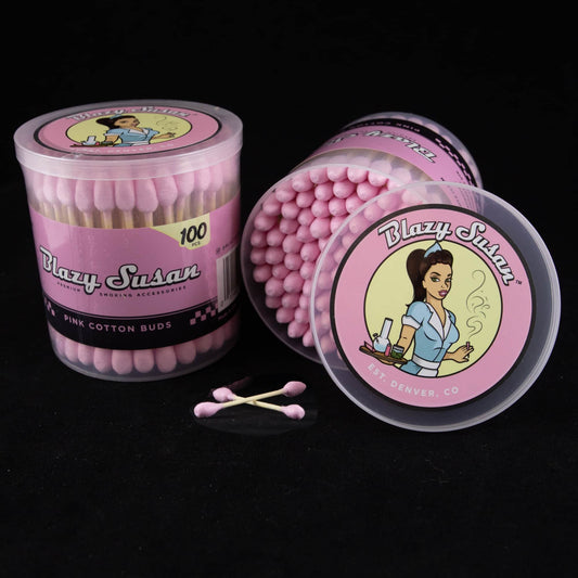 Blazy Susan Pink Cotton Buds 100pcs