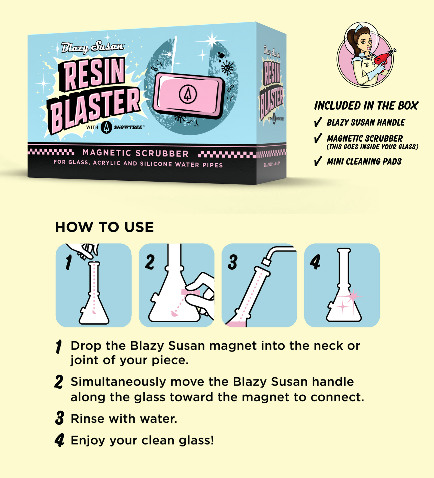 Magnetic Scrubber Resin Blaster by Blazy Susan