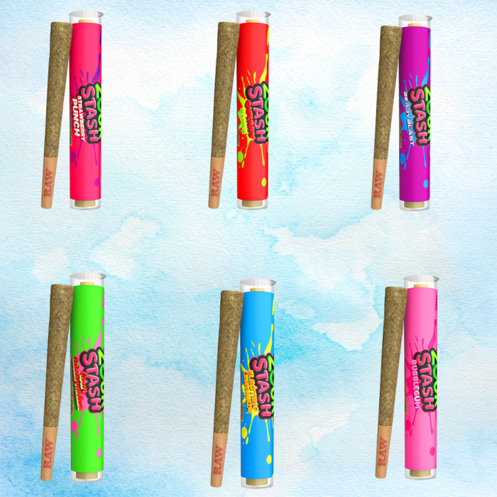 Zour Stash THC-A Hash Hole Prerolls 2g